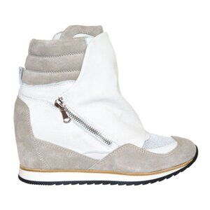 Elena Iaichi Size 38 Trainers Wedge Sneakers  in White